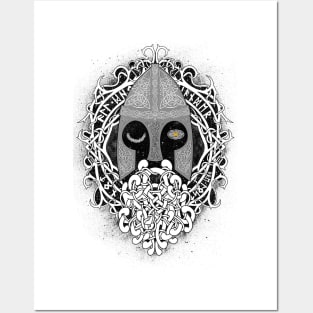 Odin All-Father, Knotwork Design Posters and Art